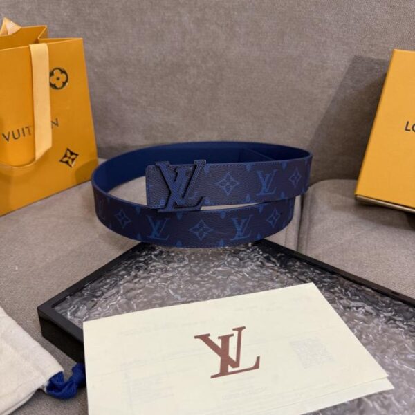 réplica,joyas,joyería,1:1,replica,fake,lujo,barato Cinturón LV para hombre, ancho 4 cm (K7Y7A)