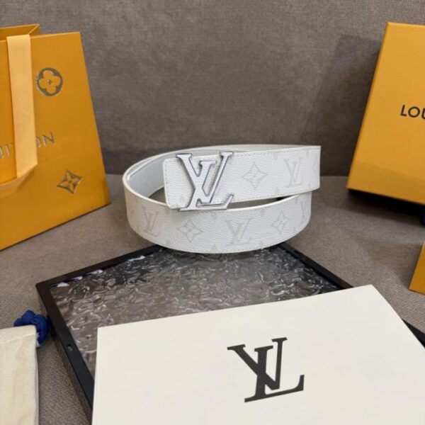 réplica,joyas,joyería,1:1,replica,fake,lujo,barato Cinturón LV para hombre, ancho 4 cm (T7Q7W)
