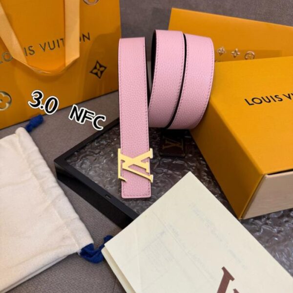 réplica,joyas,joyería,1:1,replica,fake,lujo,barato Cinturón reversible LV Iniciales 3.0cm (SGNHK)
