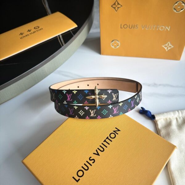 réplica,joyas,joyería,1:1,replica,fake,lujo,barato Cinturón original de mujer LOUIS VUITTON, nuevo modelo, ancho de 25 mm (1 unidad)