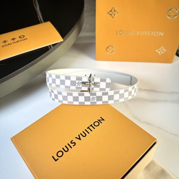 réplica,joyas,joyería,1:1,replica,fake,lujo,barato Cinturón original de mujer LOUIS VUITTON, nuevo modelo, ancho 25 mm (3OLY9)