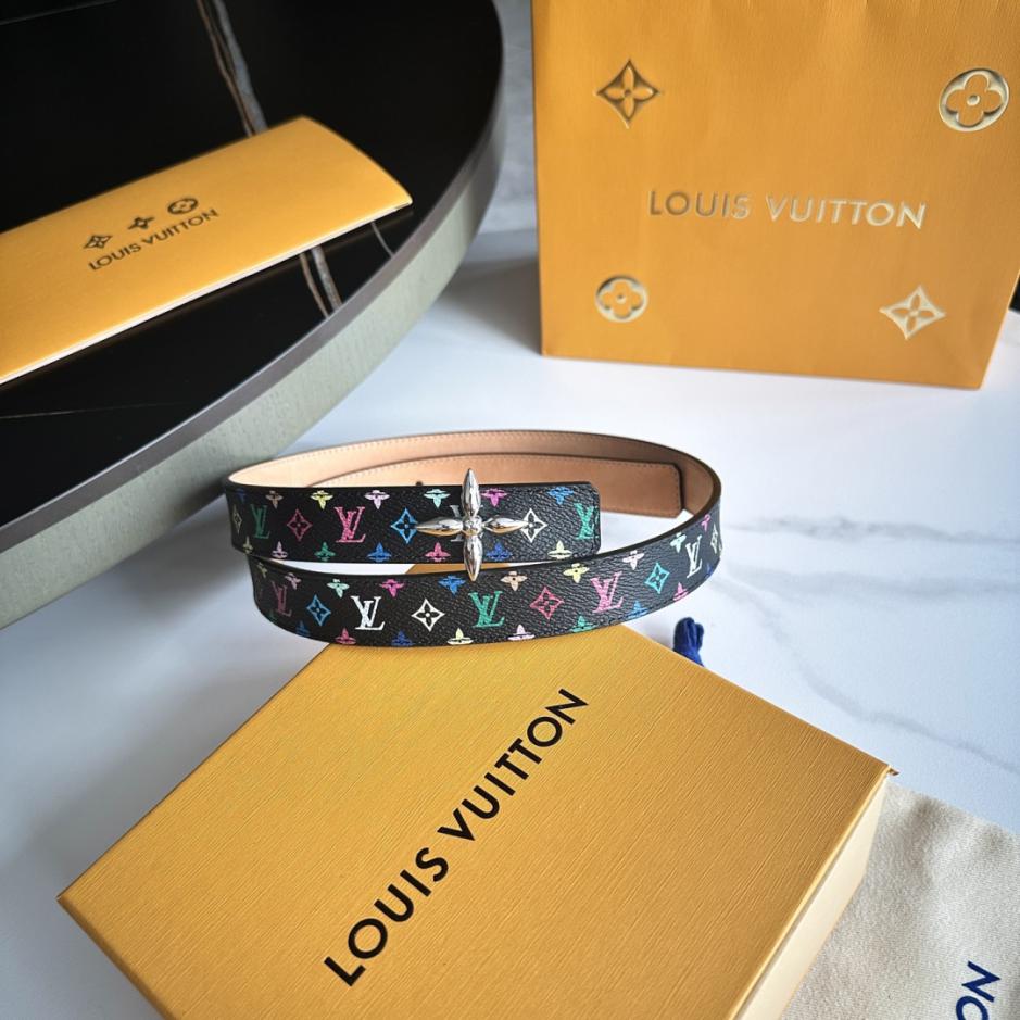 réplica,joyas,joyería,1:1,replica,fake,lujo,barato réplica,joyas,joyería,1:1,replica,fake,lujo,barato Cinturón original de mujer LOUIS VUITTON, nuevo modelo, ancho 25 mm (AMQKO)