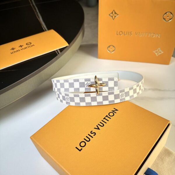 réplica,joyas,joyería,1:1,replica,fake,lujo,barato Cinturón original de mujer LOUIS VUITTON, nuevo modelo, ancho 25 mm (BW412)