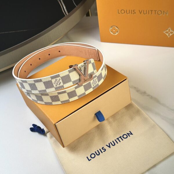 réplica,joyas,joyería,1:1,replica,fake,lujo,barato Cinturón original de mujer LOUIS VUITTON, nuevo modelo, ancho 30 mm (3565U)