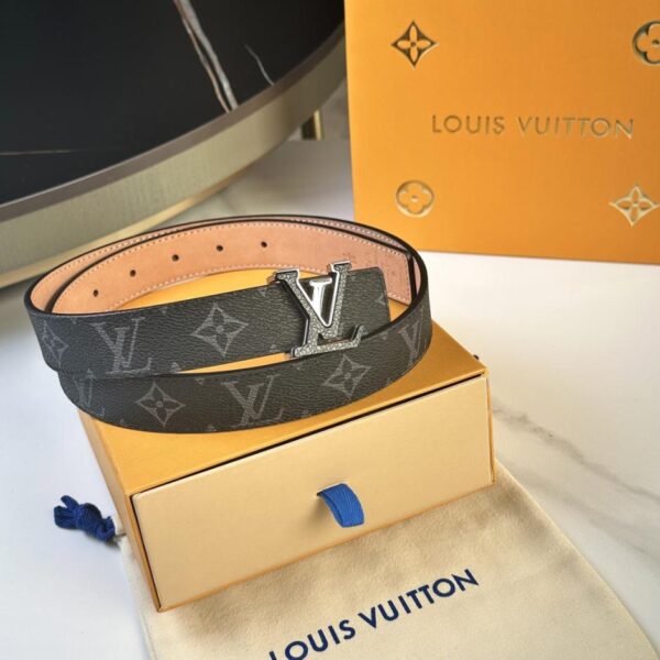 réplica,joyas,joyería,1:1,replica,fake,lujo,barato Cinturón original de mujer LOUIS VUITTON, nuevo modelo, ancho 30 mm (C0LWW)
