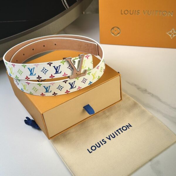 réplica,joyas,joyería,1:1,replica,fake,lujo,barato Cinturón original de mujer LOUIS VUITTON, nuevo modelo, ancho 30 mm (R49V5)