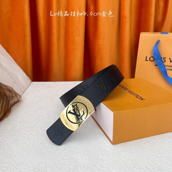 réplica,joyas,joyería,1:1,replica,fake,lujo,barato 【LOUIS VUITTON】Hebilla clásica original de boutique, ancho 4,0 cm (03G8U)