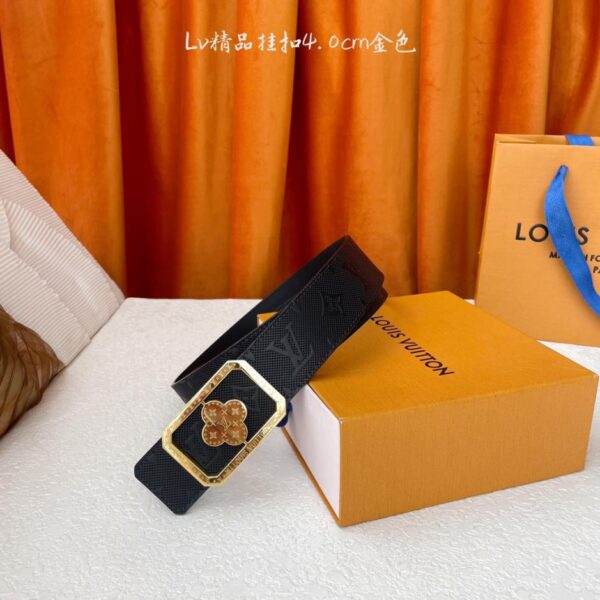 réplica,joyas,joyería,1:1,replica,fake,lujo,barato 【LOUIS VUITTON】Hebilla de boutique original clásica de 4,0 cm de ancho (9 CVCR)
