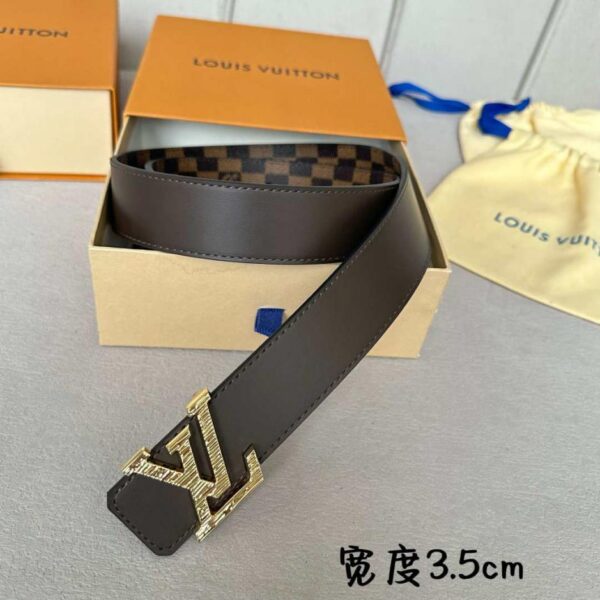 réplica,joyas,joyería,1:1,replica,fake,lujo,barato Cinturón original LOUIS VUITTON para hombre, ancho 35 mm (A7YHN)
