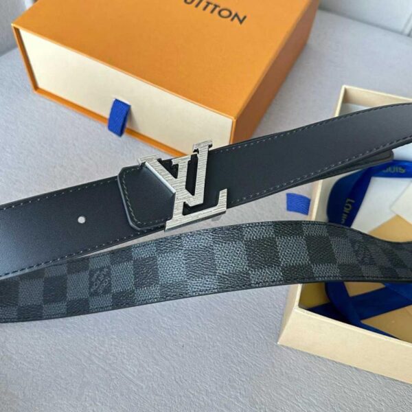 réplica,joyas,joyería,1:1,replica,fake,lujo,barato Cinturón original LOUIS VUITTON para hombre, ancho 35 mm (LHBC2)