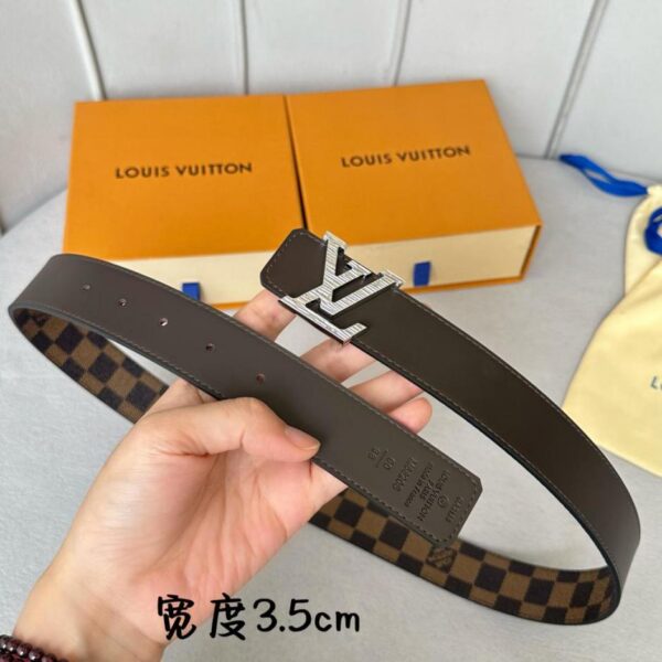 réplica,joyas,joyería,1:1,replica,fake,lujo,barato Cinturón original LOUIS VUITTON para hombre, ancho 35 mm (Z6SOE)