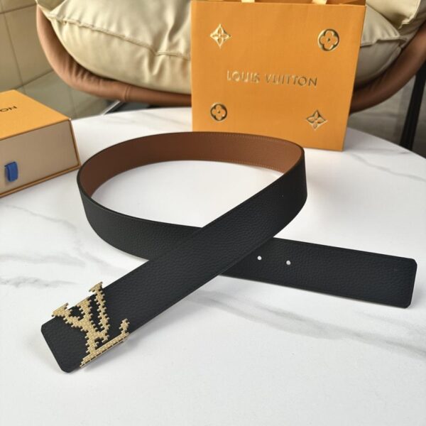 réplica,joyas,joyería,1:1,replica,fake,lujo,barato Cinturón original LOUIS VUITTON para hombre, ancho 40 mm (DDWZ3)