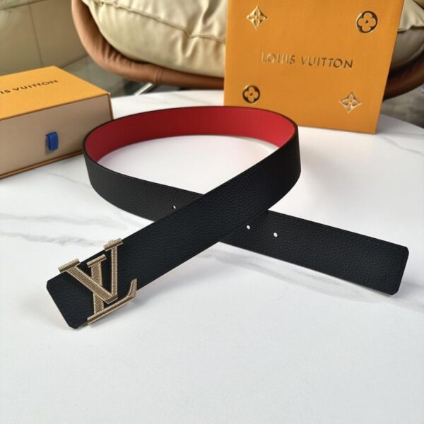 réplica,joyas,joyería,1:1,replica,fake,lujo,barato Cinturón original LOUIS VUITTON para hombre, ancho 40 mm (E7STZ)