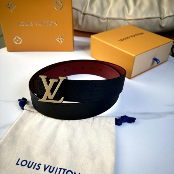 réplica,joyas,joyería,1:1,replica,fake,lujo,barato Cinturón original LOUIS VUITTON para hombre, ancho 40 mm (Y3097)