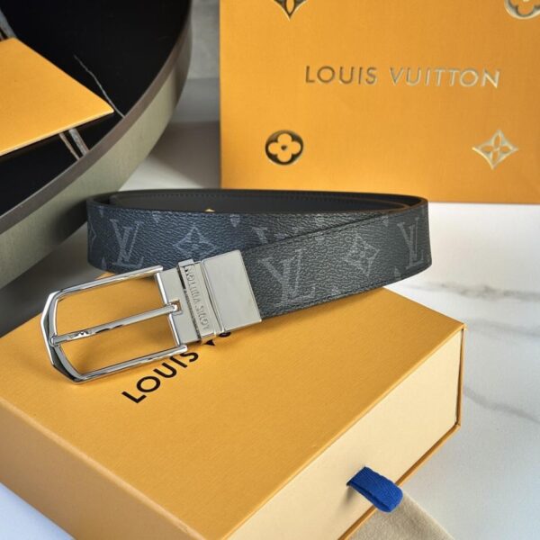réplica,joyas,joyería,1:1,replica,fake,lujo,barato Cinturón original LOUIS VUITTON para hombre, ancho 35 mm (1,9 kg)