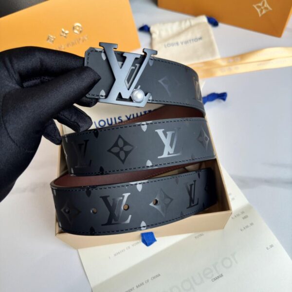réplica,joyas,joyería,1:1,replica,fake,lujo,barato Cinturón original de hombre LOUIS VUITTON de 40 mm de ancho (YMC6U)