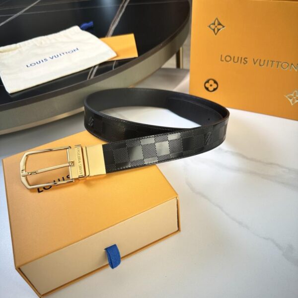 réplica,joyas,joyería,1:1,replica,fake,lujo,barato Cinturón original para hombre LOUIS VUITTON de 35 mm de ancho (S2XME)