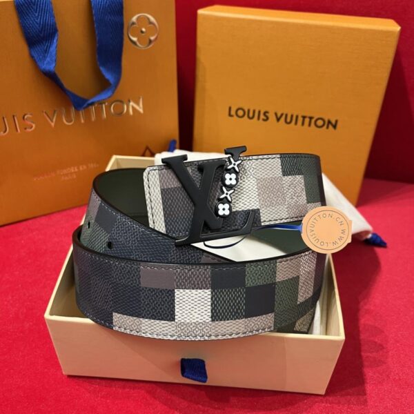 réplica,joyas,joyería,1:1,replica,fake,lujo,barato Cinturón resistente para hombre de LOUIS VUITTON, ancho 4 cm (OAKI8)