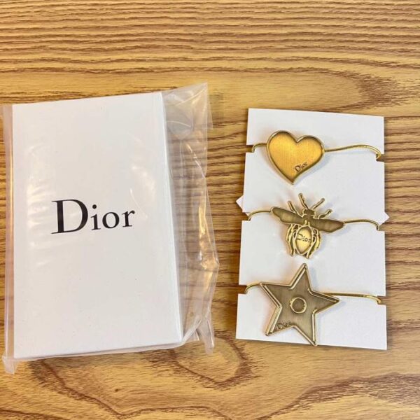 réplica,joyas,joyería,1:1,replica,fake,lujo,barato Coleteros Dior de regalo (juego de 3) (VG16C)