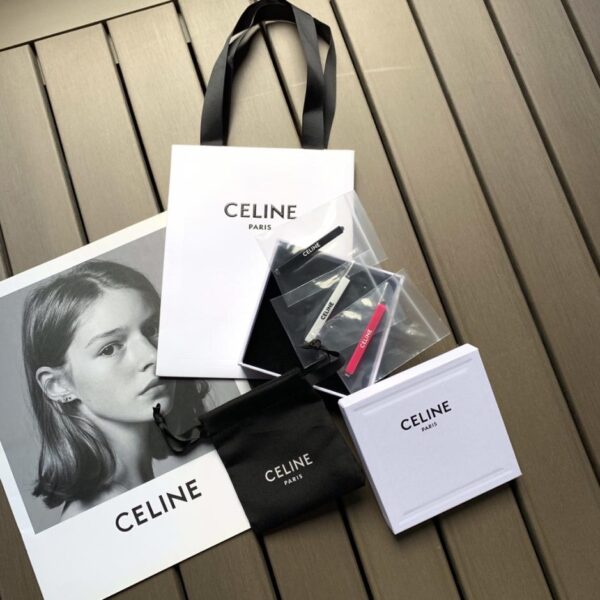 réplica,joyas,joyería,1:1,replica,fake,lujo,barato (Paquete de 3) Conjunto de tres piezas con horquillas rectas, versión de alta costura, sitio web oficial de Celine (KTQFP)