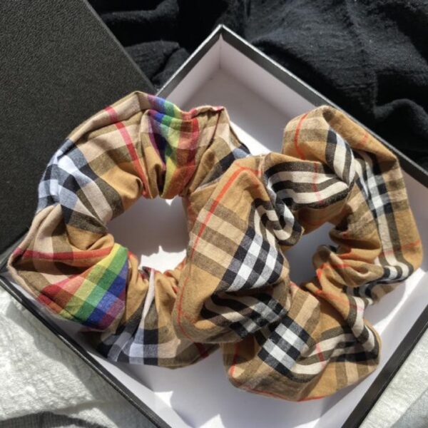 réplica,joyas,joyería,1:1,replica,fake,lujo,barato Coletero de cuadros Burberry (cuadros pequeños o cuadros arcoíris) (Dos opciones disponibles) 1 pieza/bolsa sencilla (EBOZG)
