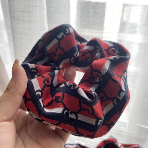 réplica,joyas,joyería,1:1,replica,fake,lujo,barato Coletero Gucci de rayas rojas, blancas y azules (1 unidad/bolsa sencilla) (MY3R8)