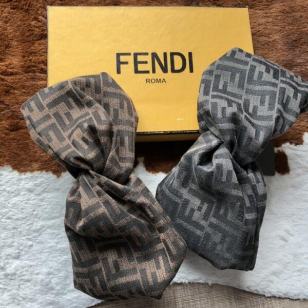 réplica,joyas,joyería,1:1,replica,fake,lujo,barato Diadema cruzada con flores antiguas tejidas de Fendi Fendi, 1 pieza/embalada en una bolsa sencilla (70TQO)