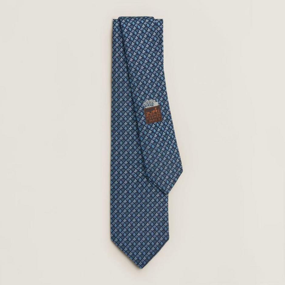 réplica,joyas,joyería,1:1,replica,fake,lujo,barato réplica,joyas,joyería,1:1,replica,fake,lujo,barato Corbata de hombre Hermès con diseño de juego de cartas (HPBTN)