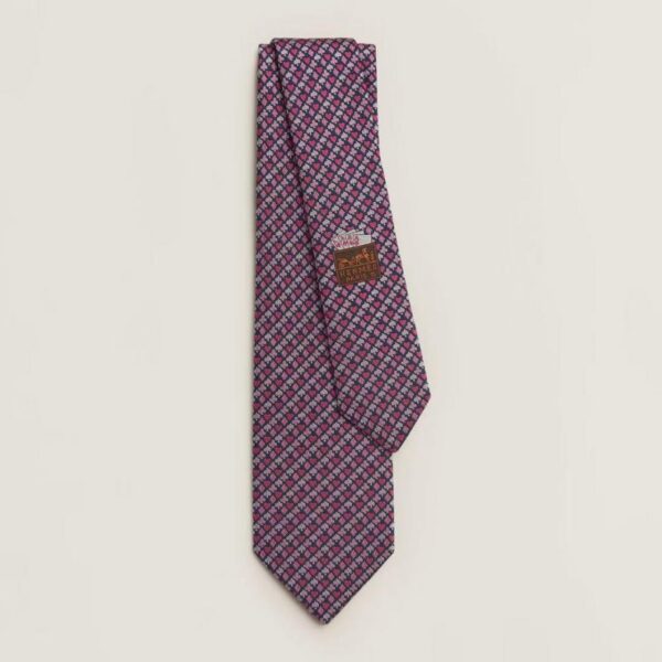 réplica,joyas,joyería,1:1,replica,fake,lujo,barato Corbata de hombre Hermès con diseño de juego de cartas (HS9XI)
