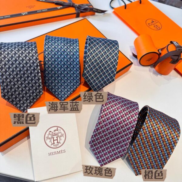 réplica,joyas,joyería,1:1,replica,fake,lujo,barato Corbata Hermès para hombre (NQS2M)
