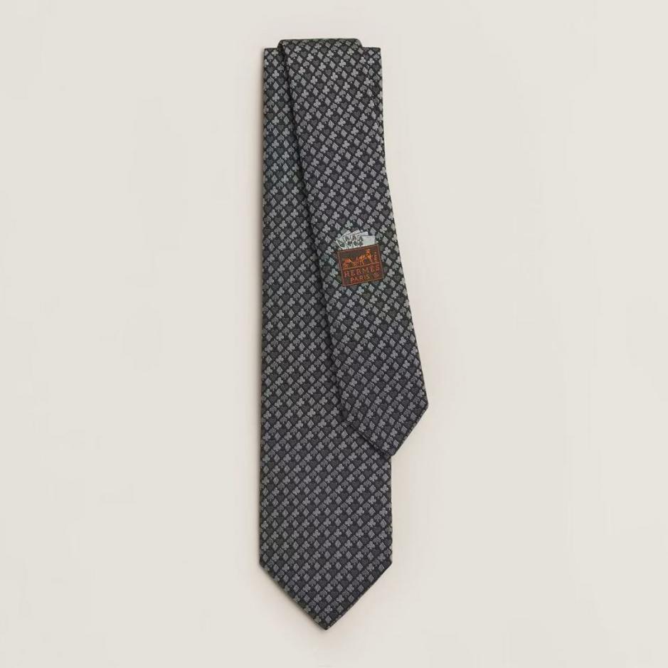 réplica,joyas,joyería,1:1,replica,fake,lujo,barato réplica,joyas,joyería,1:1,replica,fake,lujo,barato Corbata de hombre Hermès con diseño de juego de cartas (U5TD3)