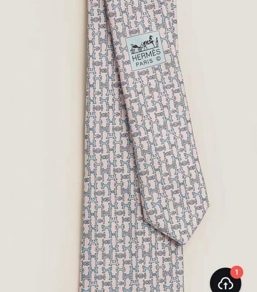 réplica,joyas,joyería,1:1,replica,fake,lujo,barato Nueva serie de corbatas estampadas para hombre de Hermes [Corbata con hebilla versátil] (LRC)