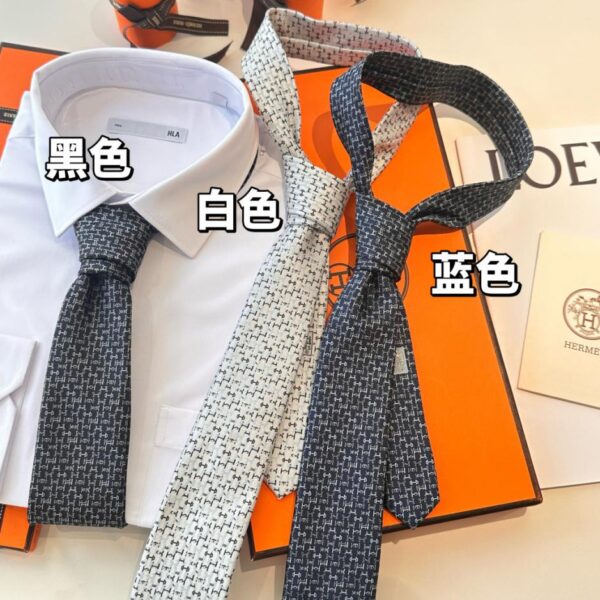 réplica,joyas,joyería,1:1,replica,fake,lujo,barato Nueva serie de corbatas para hombre de Hermes [Corbata con letra H] (PQTSK)