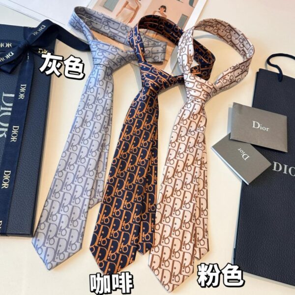 réplica,joyas,joyería,1:1,replica,fake,lujo,barato Corbata Dior New Tie para hombre (CD) (5F48A)