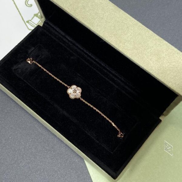 réplica,joyas,joyería,1:1,replica,fake,lujo,barato Collar de trébol de cuatro hojas con diamantes láser y bloques de color de edición limitada (8QN43)