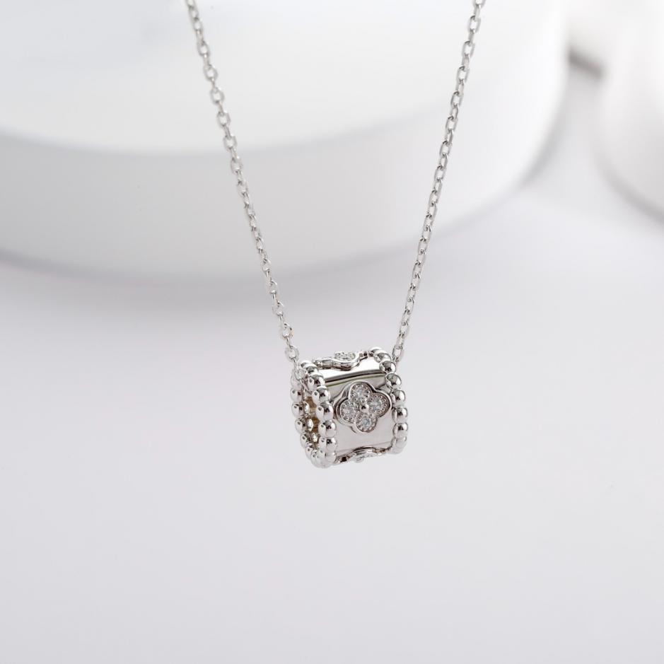 réplica,joyas,joyería,1:1,replica,fake,lujo,barato réplica,joyas,joyería,1:1,replica,fake,lujo,barato Collar caleidoscopio de platino Vanjia (H1MU0)