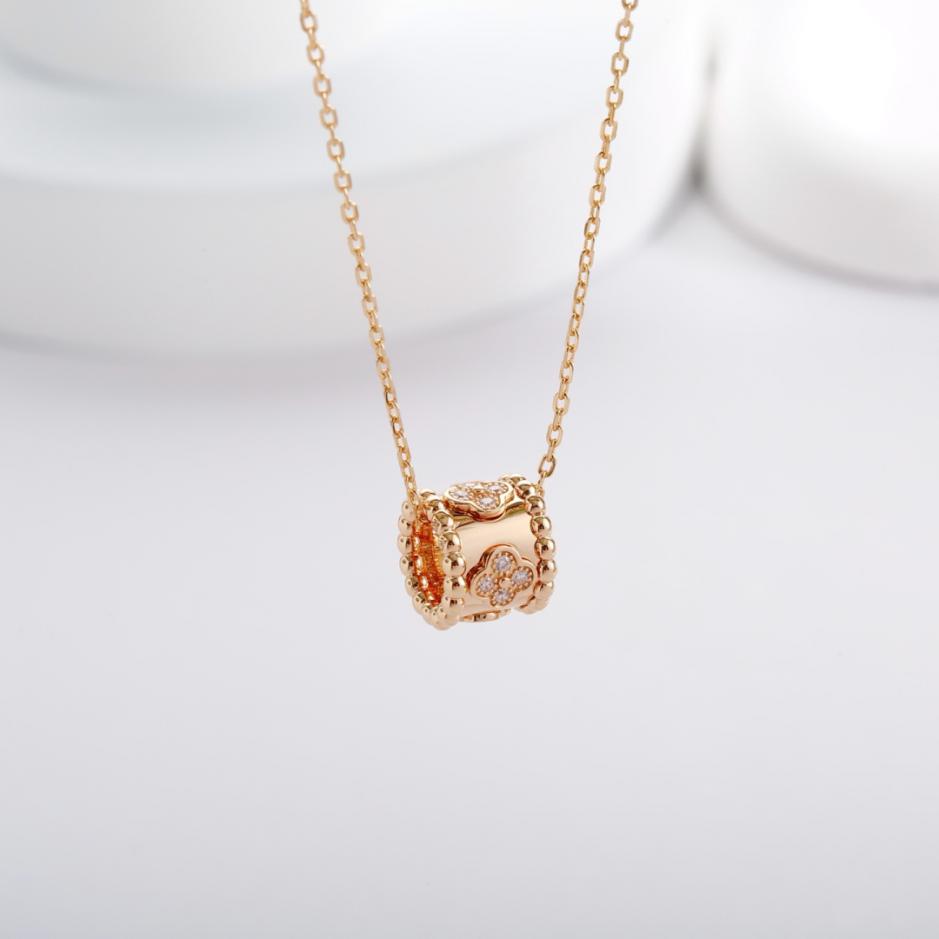 réplica,joyas,joyería,1:1,replica,fake,lujo,barato réplica,joyas,joyería,1:1,replica,fake,lujo,barato Collar caleidoscopio de oro rosa Fanjia (IJALN)