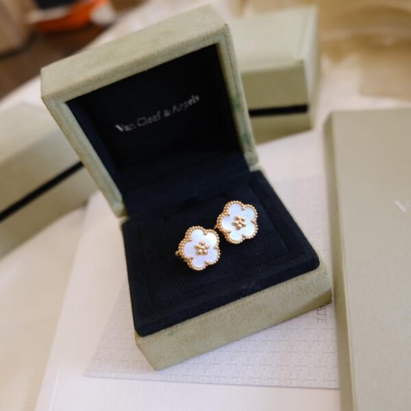 réplica,joyas,joyería,1:1,replica,fake,lujo,barato Pendientes Van Cleef & Arpels Lucky Spring Plum Blossom (WQ26T)