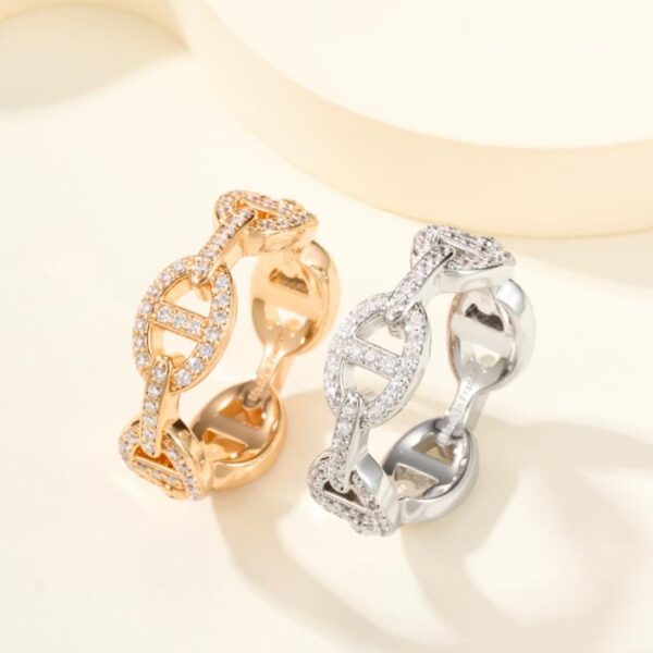 réplica,joyas,joyería,1:1,replica,fake,lujo,barato Anillo de nariz de cerdo con diamantes (CBK5D)