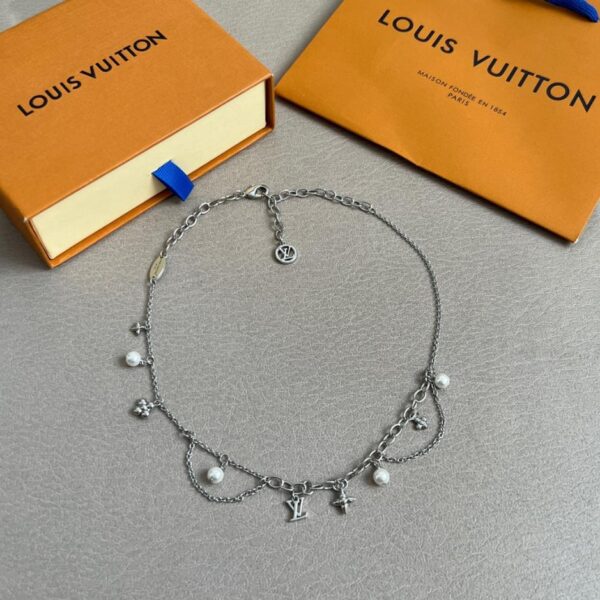 réplica,joyas,joyería,1:1,replica,fake,lujo,barato Collar LV (5O0E2)