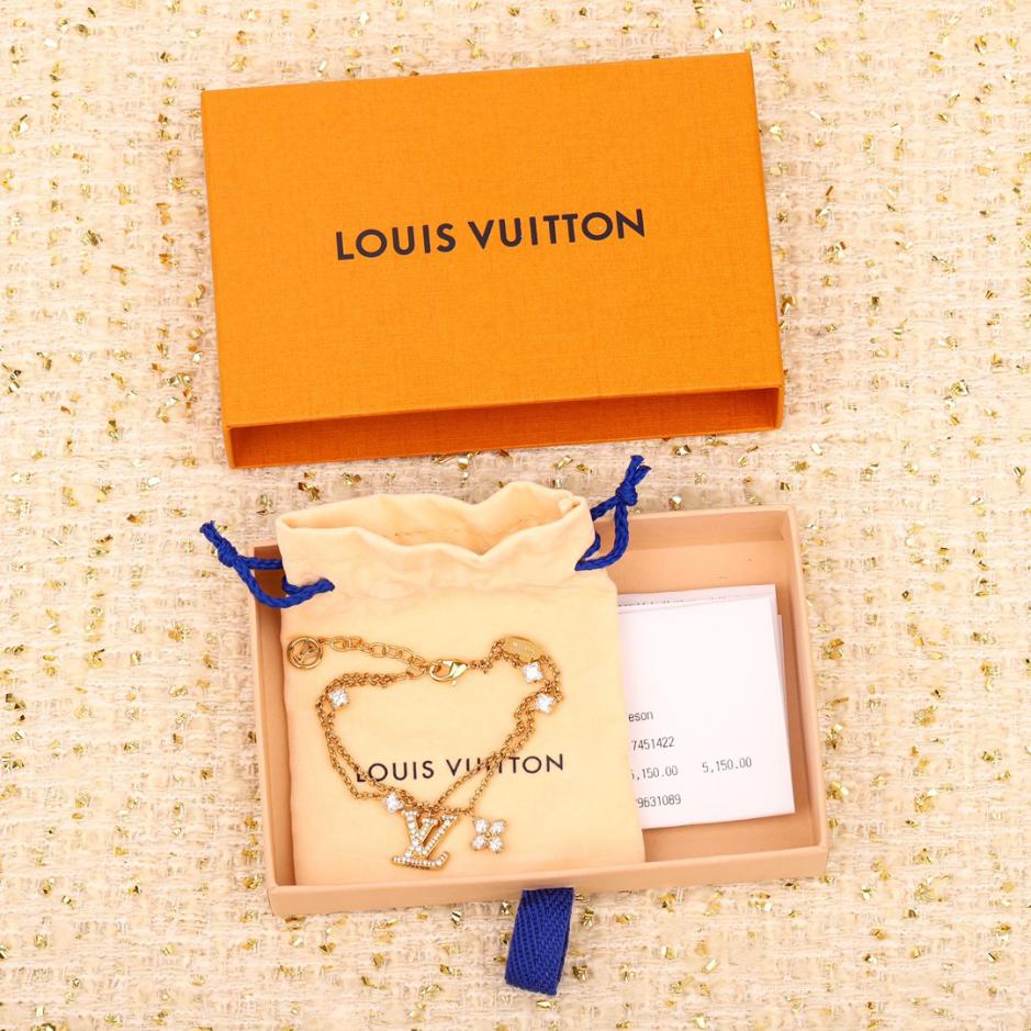réplica,joyas,joyería,1:1,replica,fake,lujo,barato réplica,joyas,joyería,1:1,replica,fake,lujo,barato Última pulsera de doble capa LV (GE4AP)