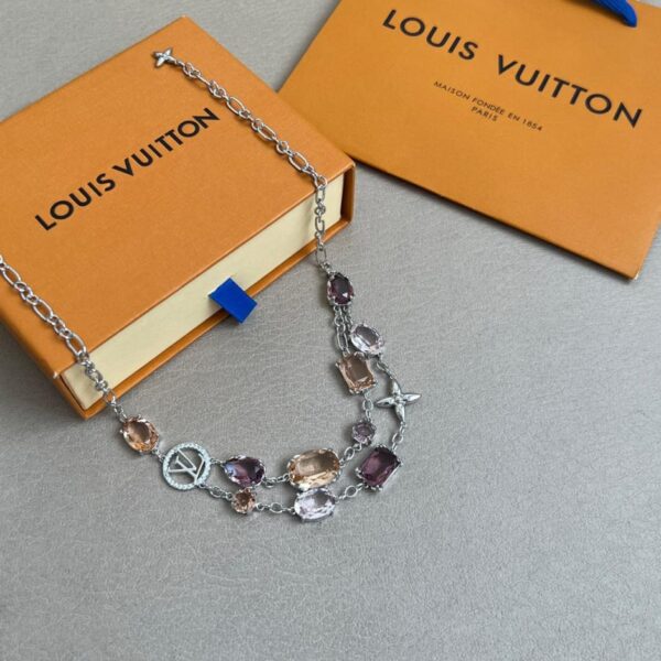réplica,joyas,joyería,1:1,replica,fake,lujo,barato Collar LV original (E5KKG)