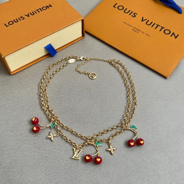 réplica,joyas,joyería,1:1,replica,fake,lujo,barato Collar LV original (WDULT)
