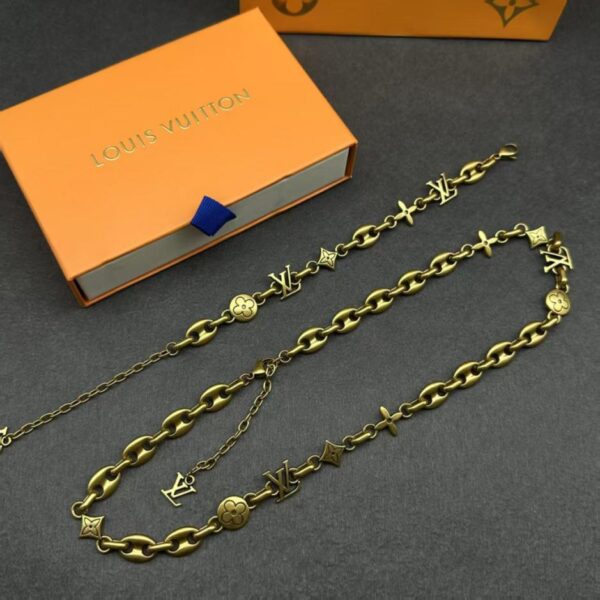 réplica,joyas,joyería,1:1,replica,fake,lujo,barato Pulsera + Collar (H3LPC)