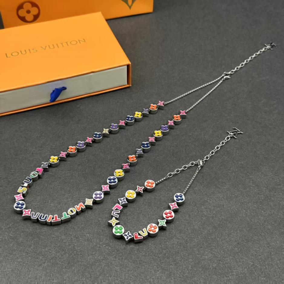 réplica,joyas,joyería,1:1,replica,fake,lujo,barato réplica,joyas,joyería,1:1,replica,fake,lujo,barato Pulsera + Collar (UM7AE)