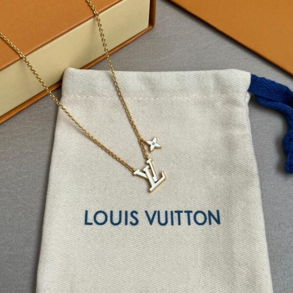 réplica,joyas,joyería,1:1,replica,fake,lujo,barato Collar LV (Z2QTI)