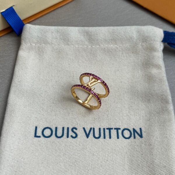 réplica,joyas,joyería,1:1,replica,fake,lujo,barato Nuevo anillo original LV de nuevo estilo (N6O36)