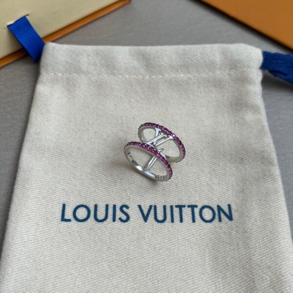 réplica,joyas,joyería,1:1,replica,fake,lujo,barato Nuevo anillo original LV de nuevo estilo (N6O36)