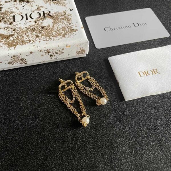 réplica,joyas,joyería,1:1,replica,fake,lujo,barato Pendientes vintage Dior (igual que en la tienda) (VW3RK)
