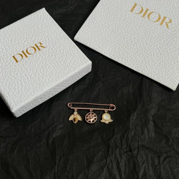 réplica,joyas,joyería,1:1,replica,fake,lujo,barato Broche vintage de Dior (3MGCB)